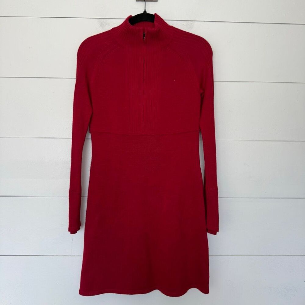 Athleta Women’s Small Red Wool Sweater Dress